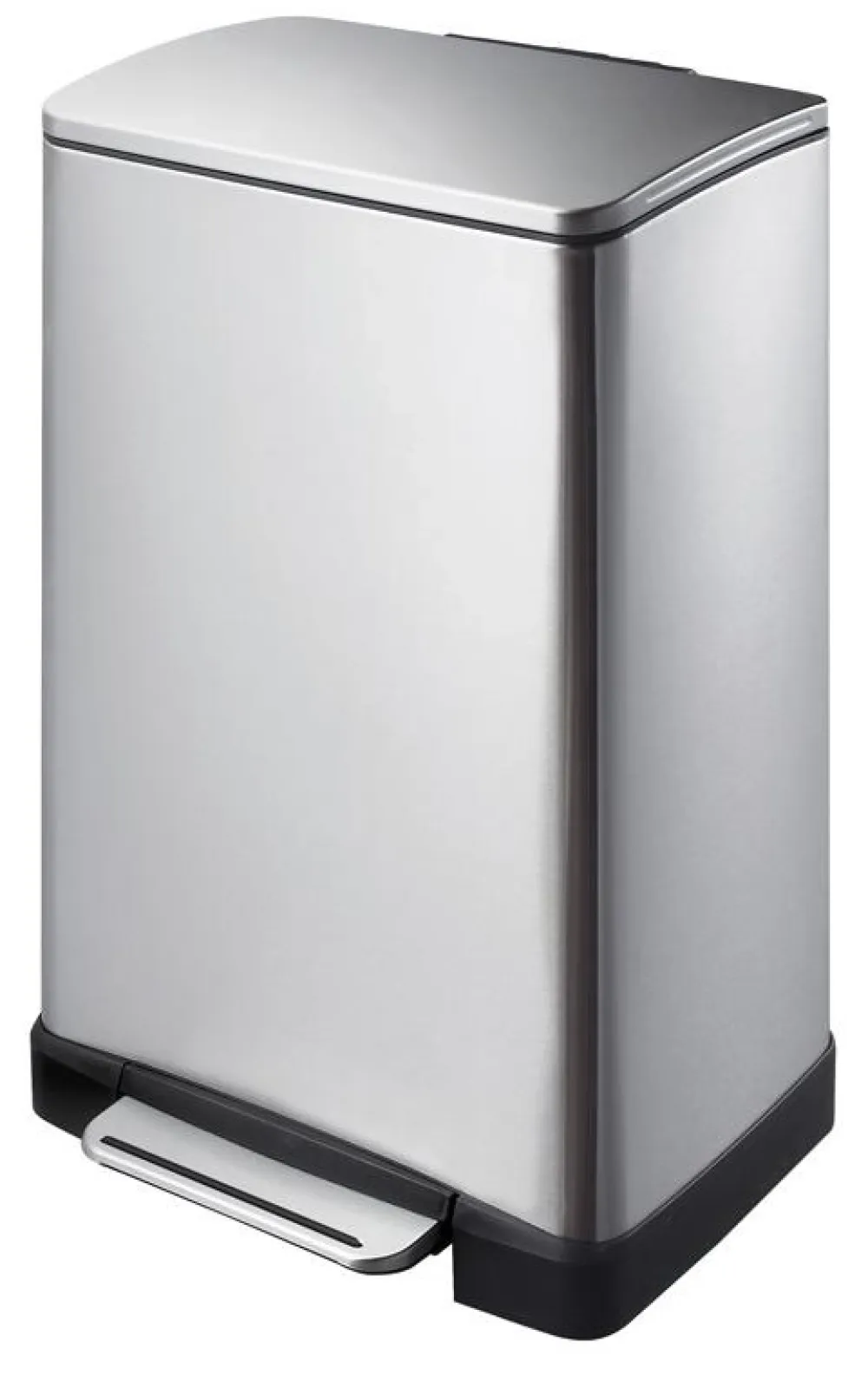 EKO Pedaalemmer E-Cube Mat Zilver RVS 40L