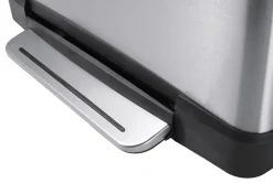 EKO Pedaalemmer E-Cube Recycling Mat Zilver Inox 28+18L Best