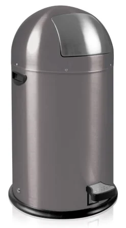 EKO Pedaalemmer Kickcan Grijs 33L Best