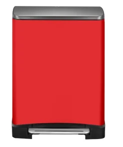 Pedaalemmer EKO Recycle E-Cube 28L + 18L Rood
