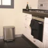 EKO Pedaalemmer Recycle E-Cube 10+9L Mat RVS Outlet