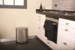 EKO Pedaalemmer Recycle E-Cube 10+9L Mat RVS Outlet