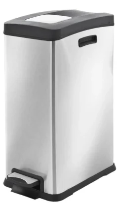 EKO Pedaalemmer Rejoice Step Bin Mat Zilver RVS 30L Online