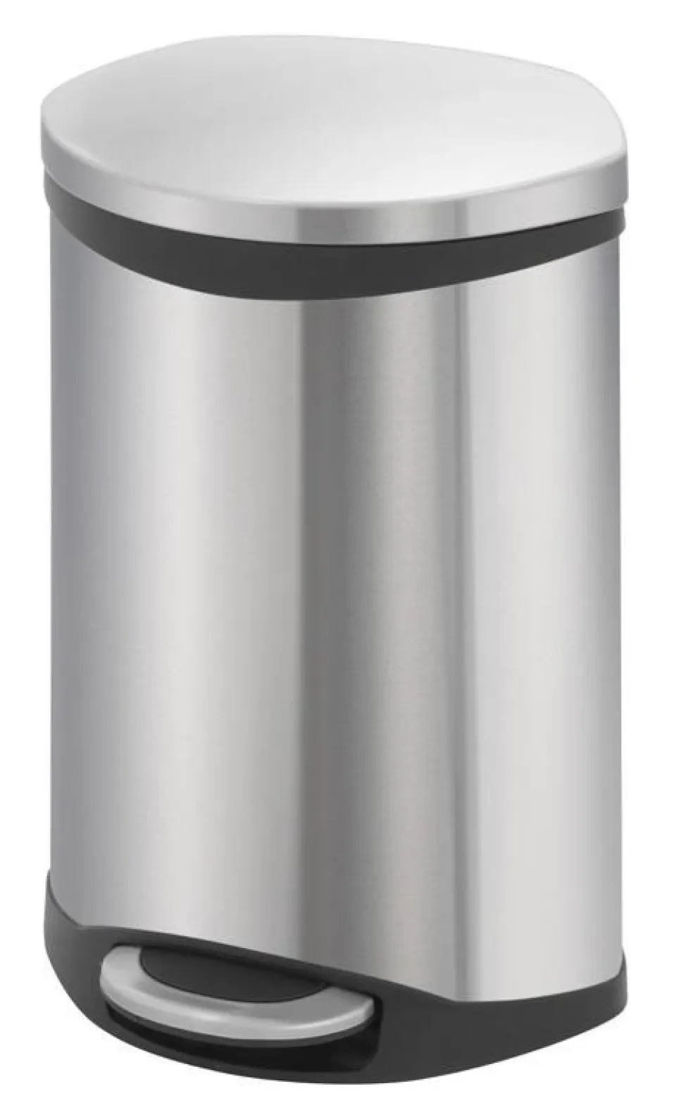 Pedaalemmer EKO Shell Bin Mat Zilver RVS 10L