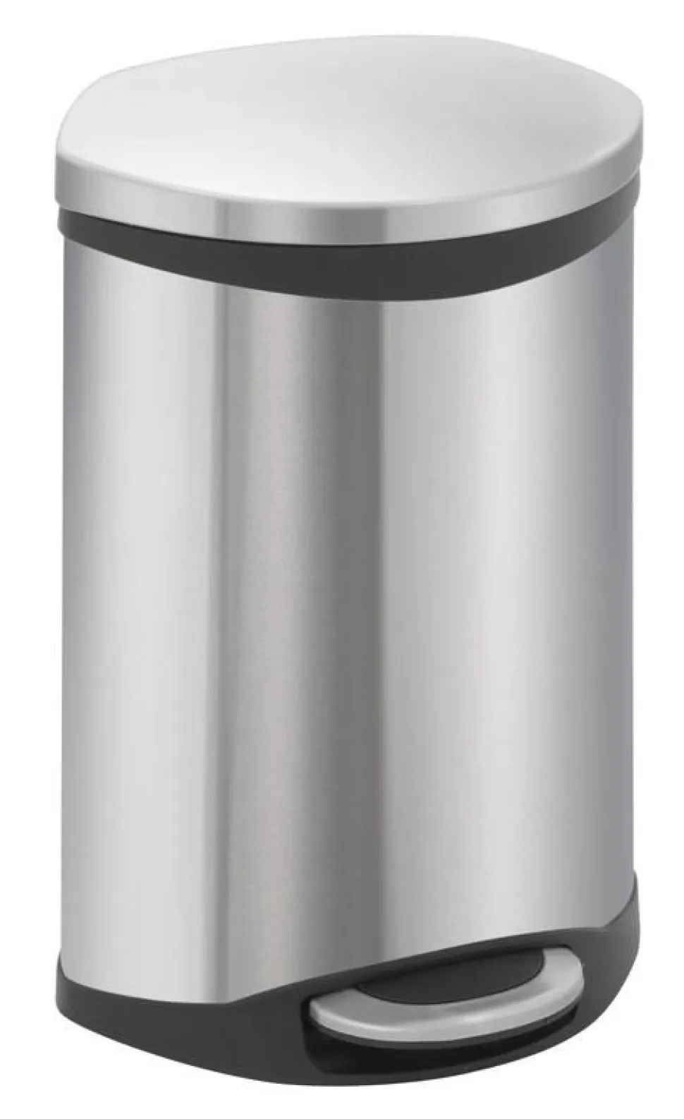 Pedaalemmer EKO Shell Bin Mat Zilver RVS 10L