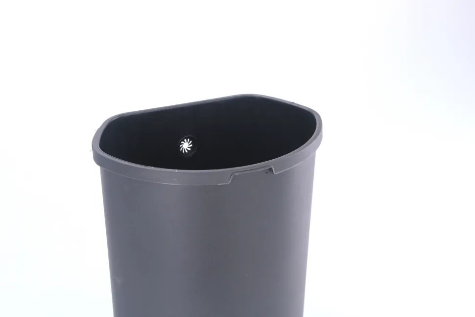 Pedaalemmer EKO Shell Bin Mat Zilver RVS 10L