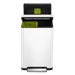 EKO Pedaalemmer X-Cube 20L + 20L Wit