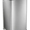 Huismerk Pedaalemmer Industrieël Mat Zilver RVS 45L New