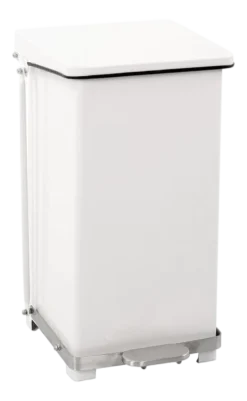 Pedaalemmer Industrieël Wit 45L