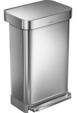 simplehuman Pedaalemmer Rectangular Liner Pocket RVS Zilver 45L Clearance