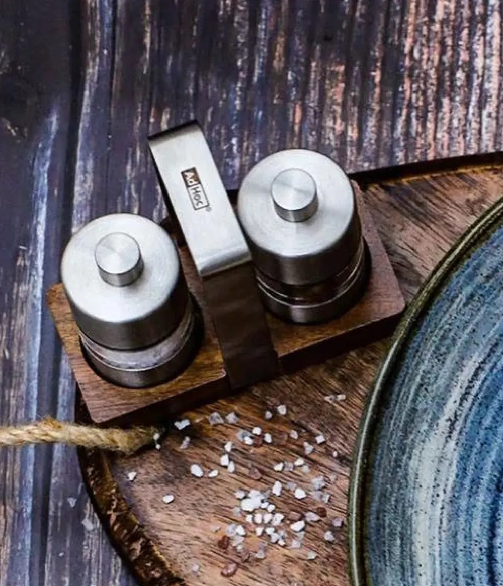 AdHoc Peper- en Zoutmolen Menage Minimill Zilver Outlet