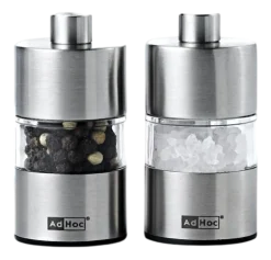 AdHoc Peper- en zoutmolen Minimill Zilver Clearance