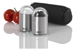 Peper- en zoutmolen Adhoc Peknick Zilver (Set van 3)