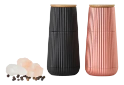 Peper- en zoutmolen AdHoc Scape Zwart/Rose Gold
