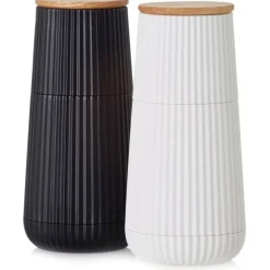 AdHoc Peper- en zoutmolen Scape, Set van 2, Zwart / Wit Online
