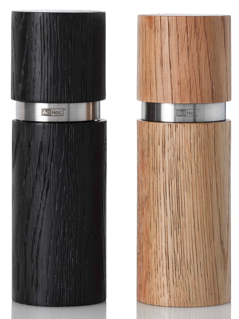 Peper- en zoutmolen AdHoc Texture Hout (2-delig)