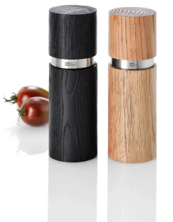 Peper- en zoutmolen AdHoc Texture Hout (2-delig)