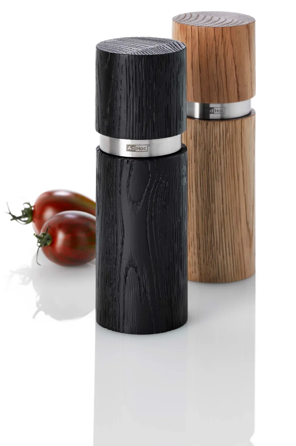 Peper- en zoutmolen AdHoc Texture Hout (2-delig)