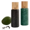 Peper- en Zoutmolen AdHoc Yara Black & Green 18 cm (2-Delig)