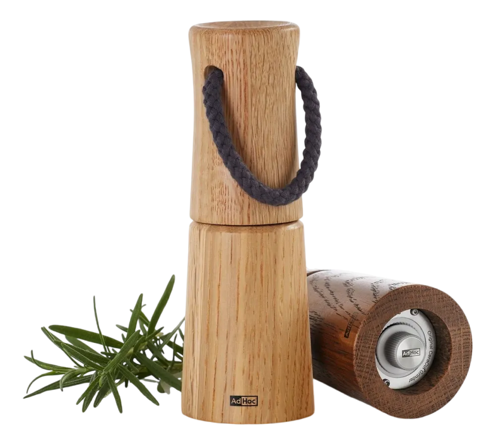 AdHoc Peper- en zoutmolen Yaso Bruin 17 cm Clearance