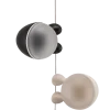 Peper- en zoutmolen Alessi Lilliput Black and White