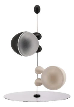Peper- en zoutmolen Alessi Lilliput Black and White