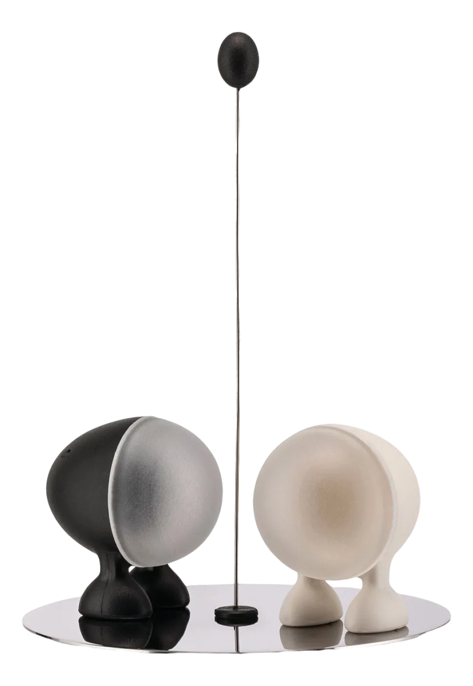 Peper- en zoutmolen Alessi Lilliput Black and White