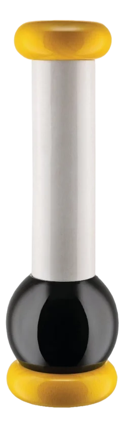 Peper- en Zoutmolen Alessi MP0210 Yellow Black White