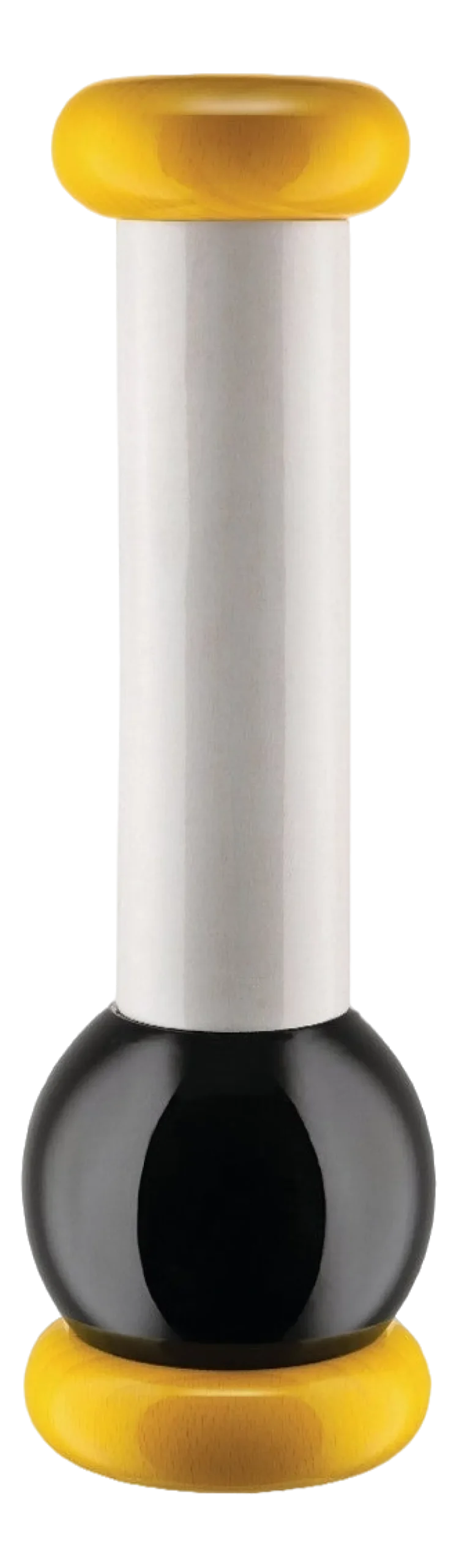 Peper- en Zoutmolen Alessi MP0210 Yellow Black White