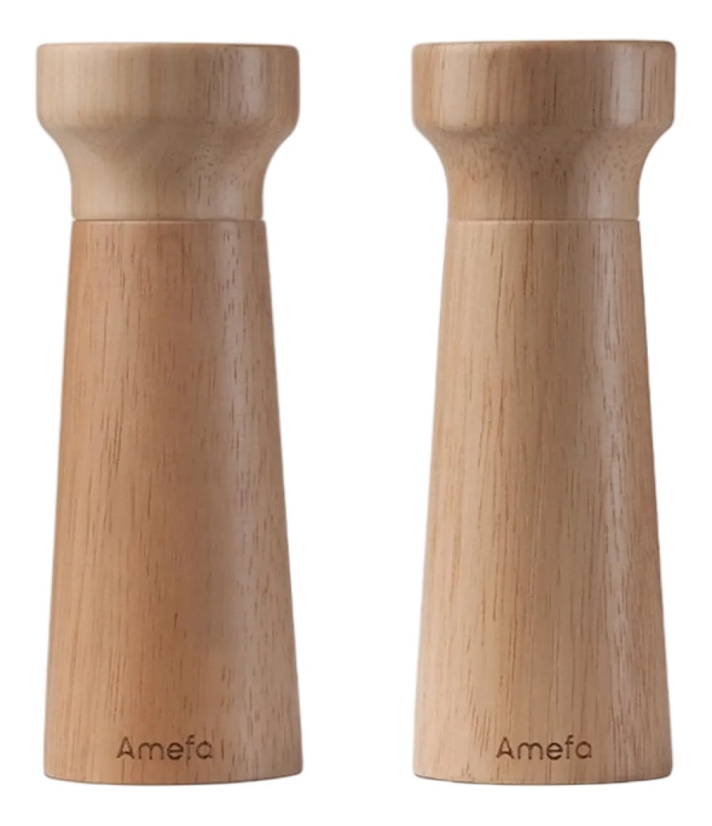 Amefa Peper- en zoutmolen Modern Wood 15 cm