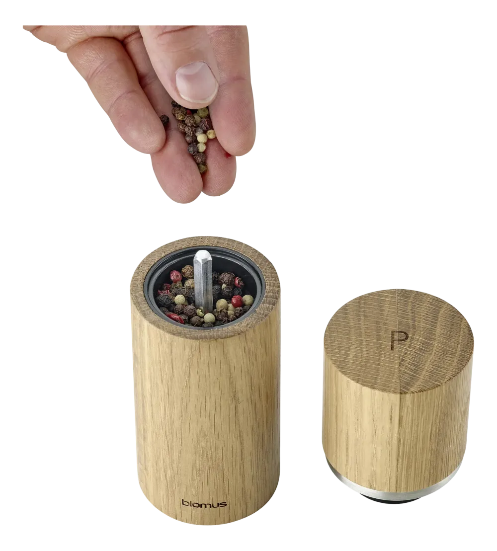 Blomus Peper- en zoutmolen Pepe Oak Online