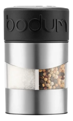Bodum Peper- en zoutmolen Twin RVS / Zwart Sale
