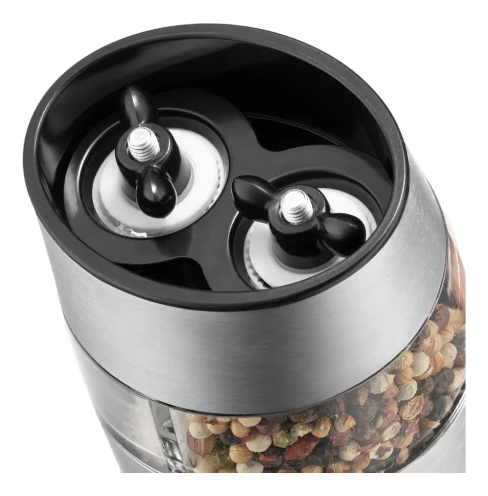 Bodum Peper- en zoutmolen Twin RVS / Zwart Sale
