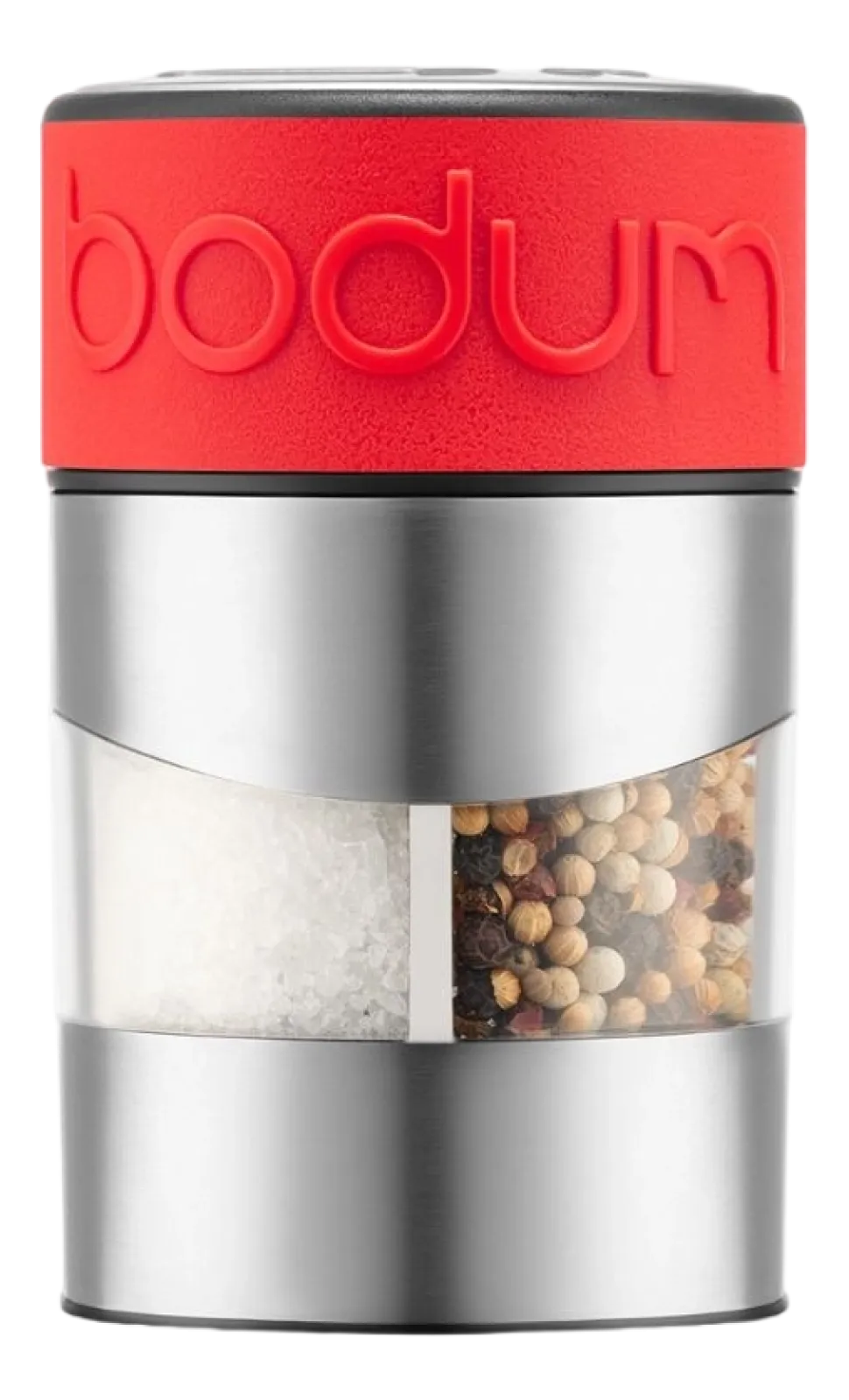 Peper- en zoutmolen Bodum Twin RVS / Rood