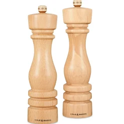 Cole and Mason Peper- en zoutmolen Cole & Mason London Natural Beech 22 cm Clearance