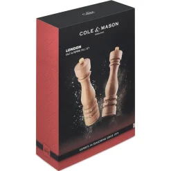 Cole and Mason Peper- en zoutmolen Cole & Mason London Natural Beech 22 cm Clearance
