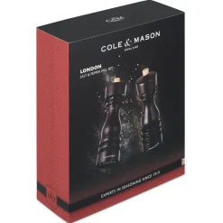 Peper- en zoutmolen Cole & Mason London Dark Chocolate 18 cm