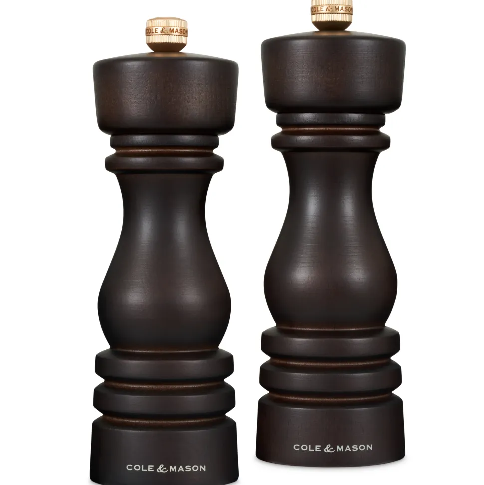 Peper- en zoutmolen Cole & Mason London Dark Chocolate 18 cm