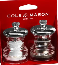 Cole and Mason Peper- en zoutmolen Cole & Mason PO3 Clear Chrome