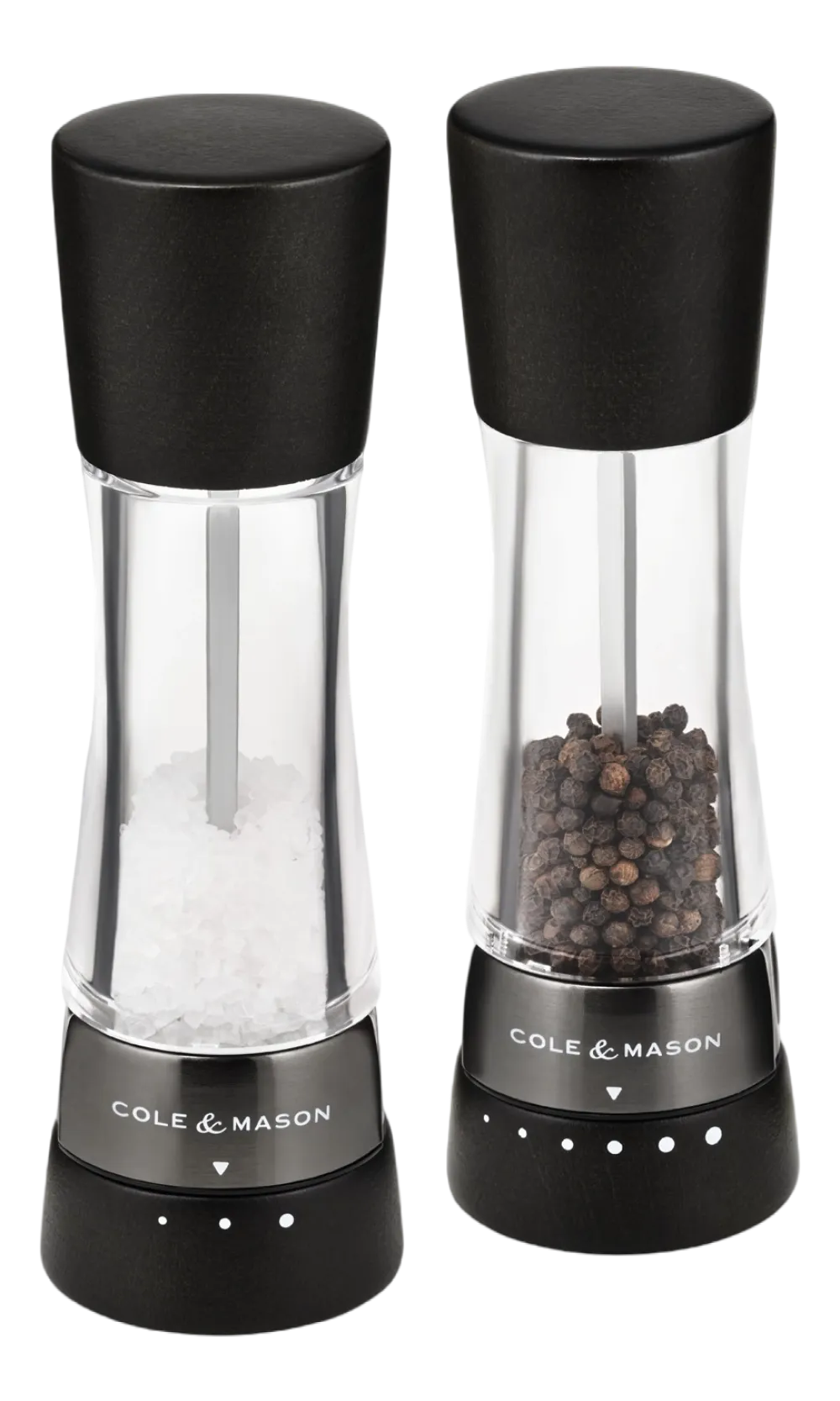 Cole and Mason Peper- en zoutmolen Cole & Mason Derwent Black Wood 19 cm Online
