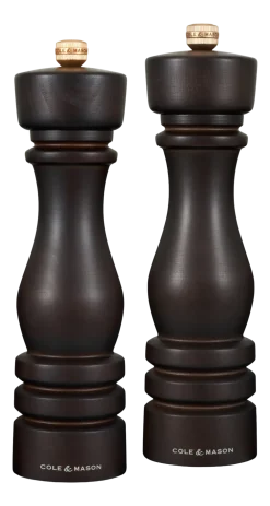 Cole and Mason Peper- en zoutmolen Cole & Mason London Dark Chocolate 22 cm New