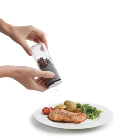 Joseph Joseph Peper- en zoutmolen Duo No-spill Grijs New