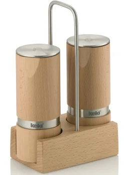 Peper- en zoutmolen Kela Cruet Lichtbruin