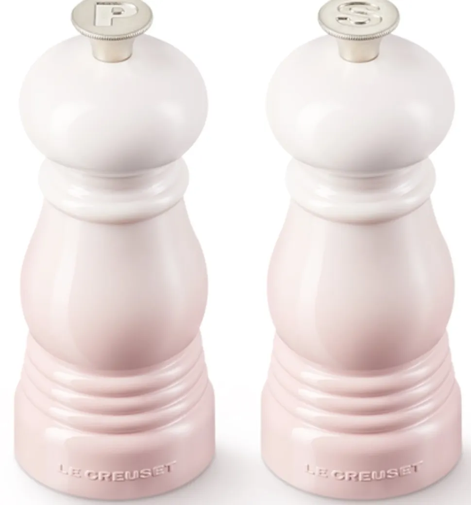 Peper- en zoutmolen Le Creuset Shell Pink 11 cm