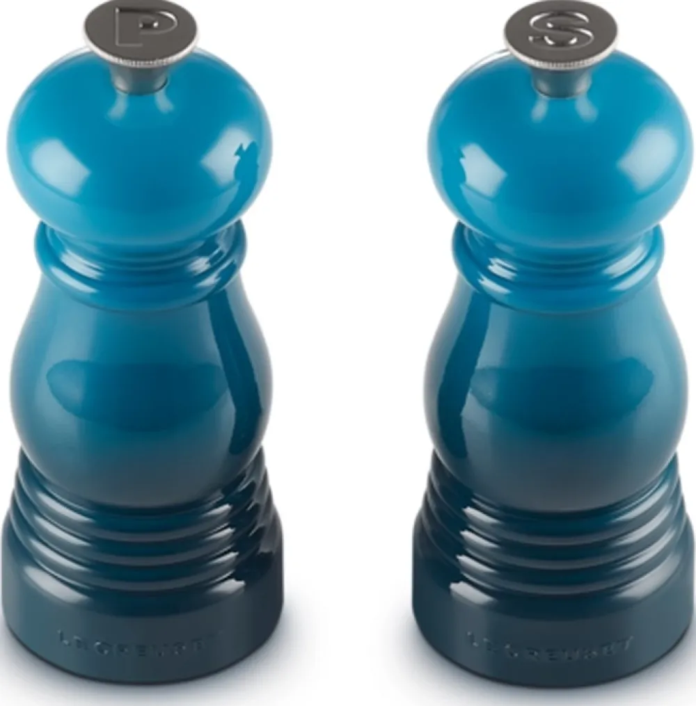 Le Creuset Peper- en zoutmolen Deep Teal 11 cm New