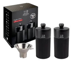 Peper- en Zoutmolen Peugeot Night Chic Gift Box Mat Zwart 12 cm