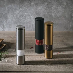 Peper- en zoutmolen Salt & Pepper Spice 21,5 cm Zwart