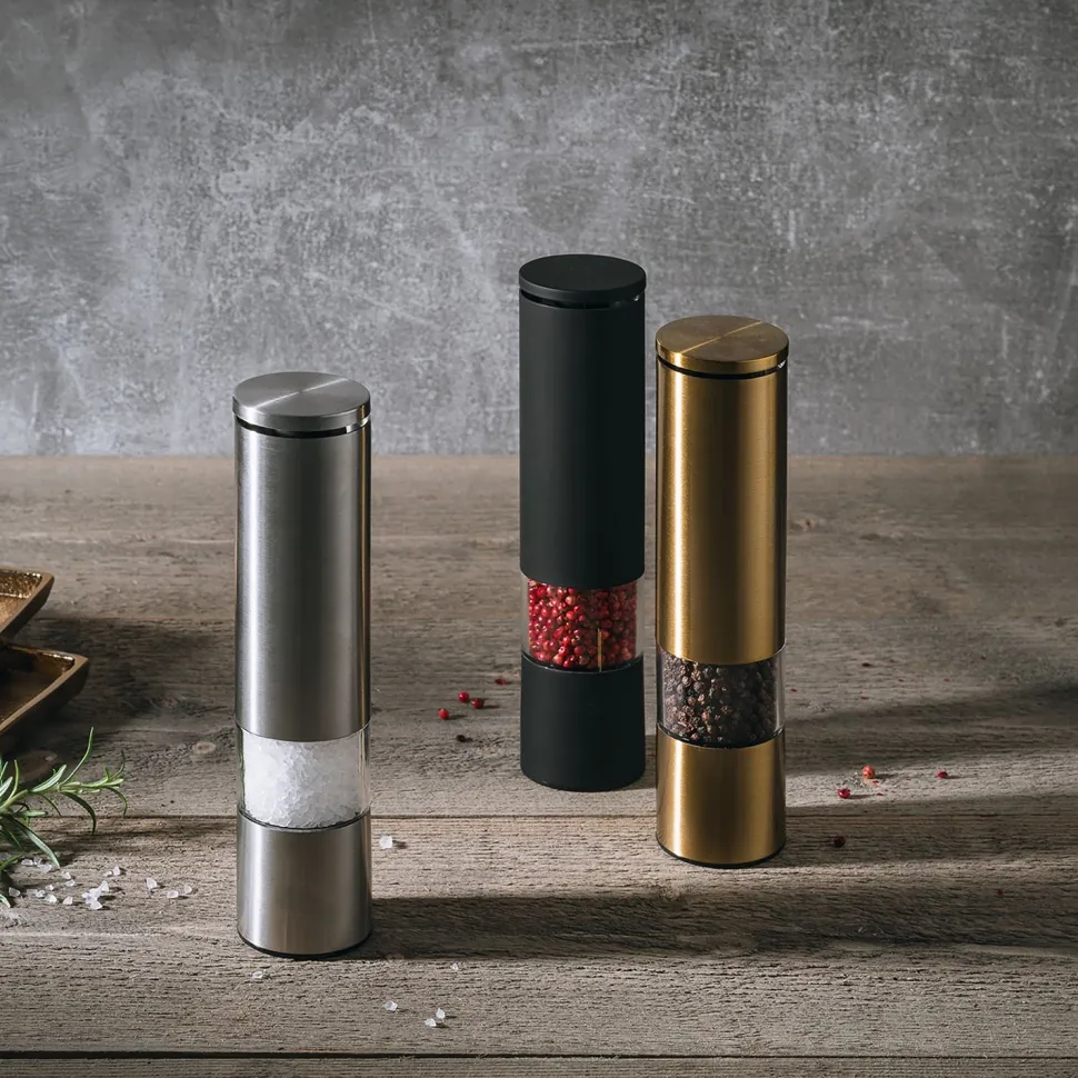 Peper- en zoutmolen Salt & Pepper Spice 21,5 cm Zwart