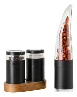 AdHoc Peper- en zoutmolen Set Menage Molto Zwart Sale