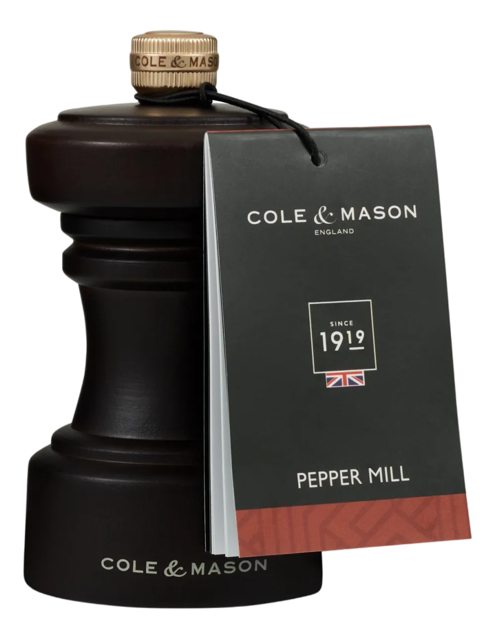 Cole and Mason Pepermolen Cole & Mason Hoxton Dark Chocolate 10 cm